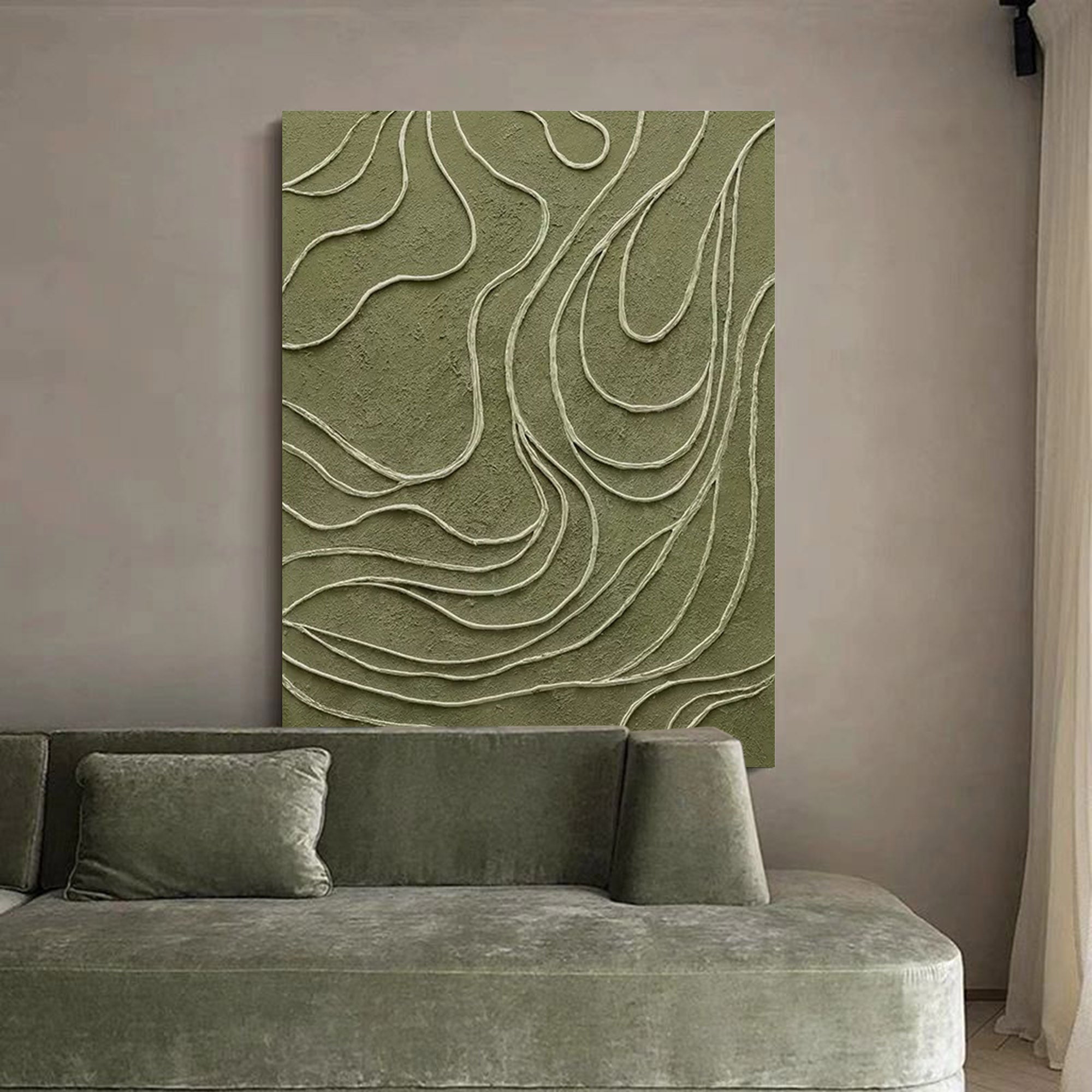 green minimalist art abstract painting minimalist large minimalist wall art