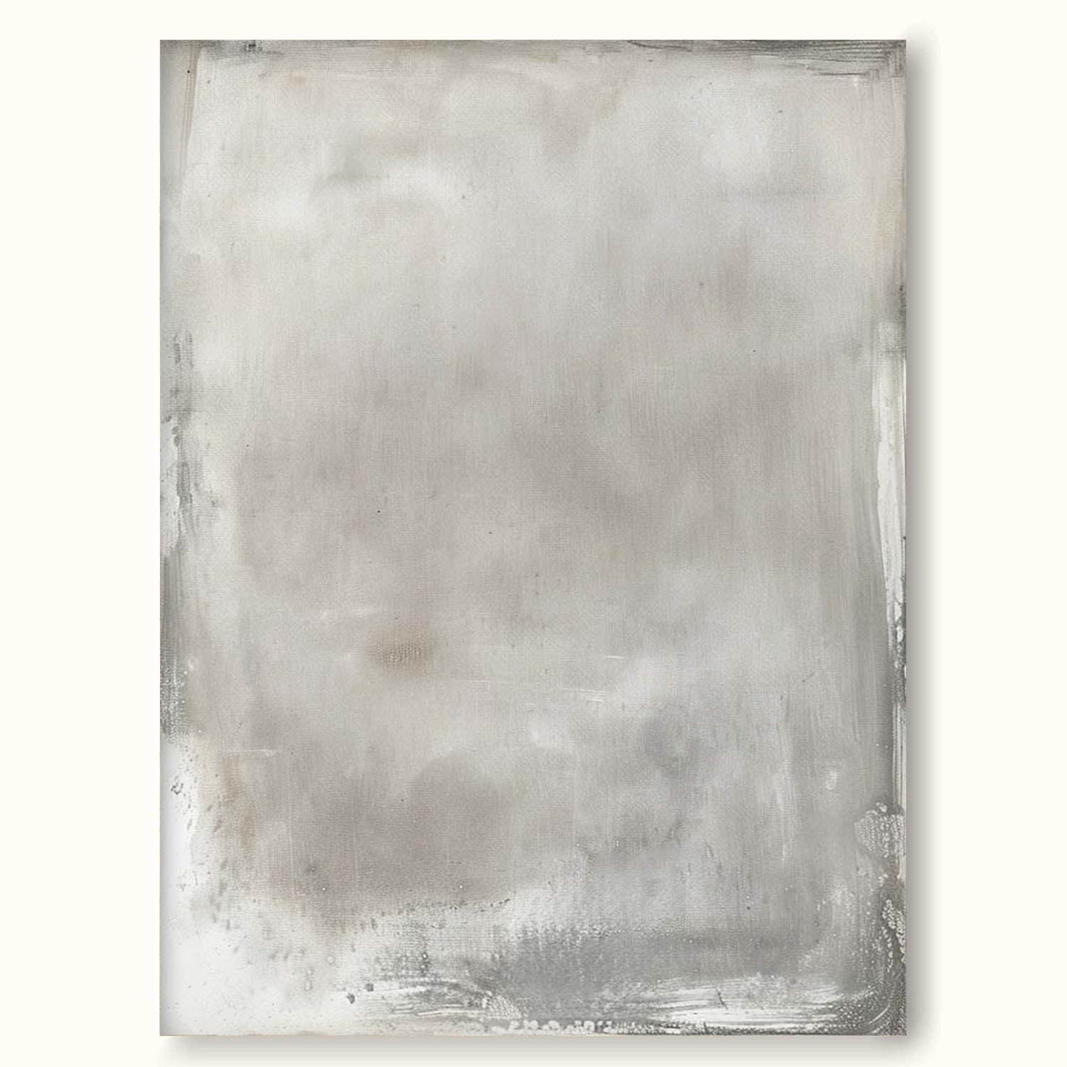 Vintage Textured Neutral Tones Minimalist Grey Canvas Art Vintage Original Acrylic Painting