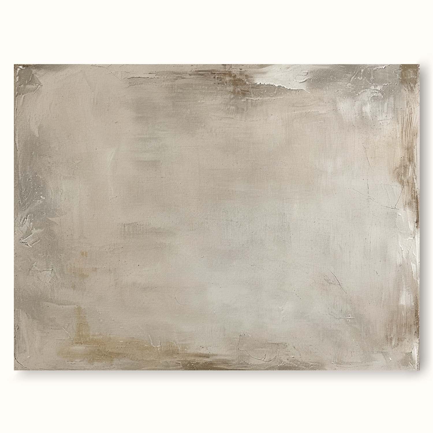 Vintage Beige Canvas Wall Art Vintage Abstract Beige Painting Beige Abstract Painting On Canvas