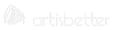 Artisbetter Logo - White color style