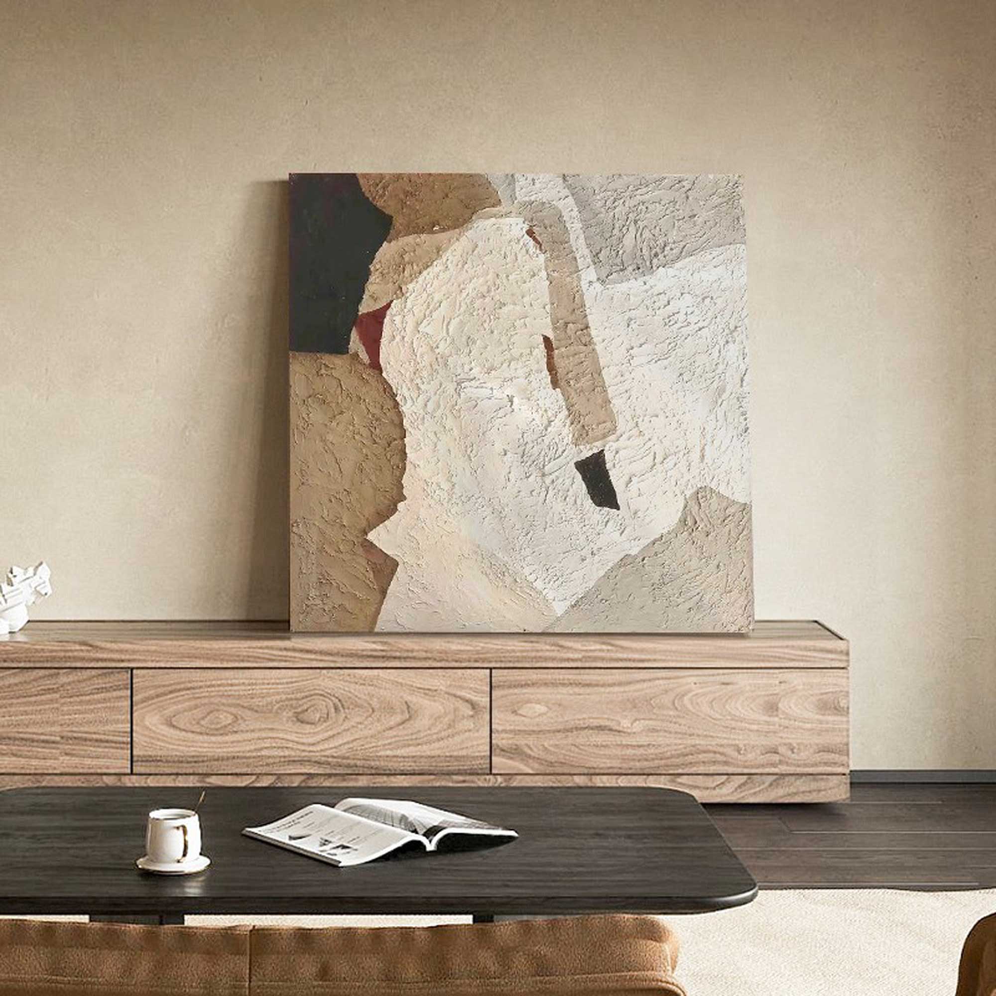 Texture Minimalist Abstract Painting Minimalist Simple Abstract Art For Living Room