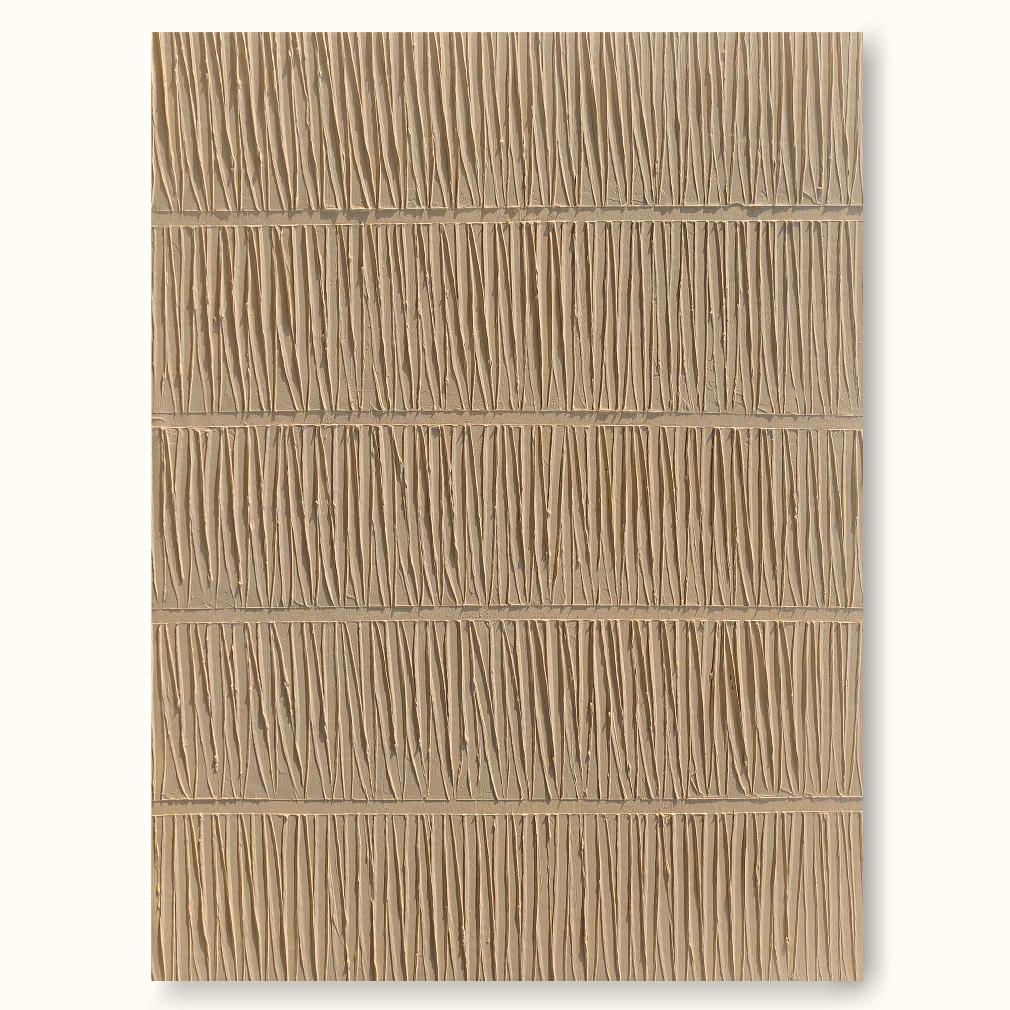 Textured Beige minimalist geometric canvas art painting acrylic extra large for living room decor