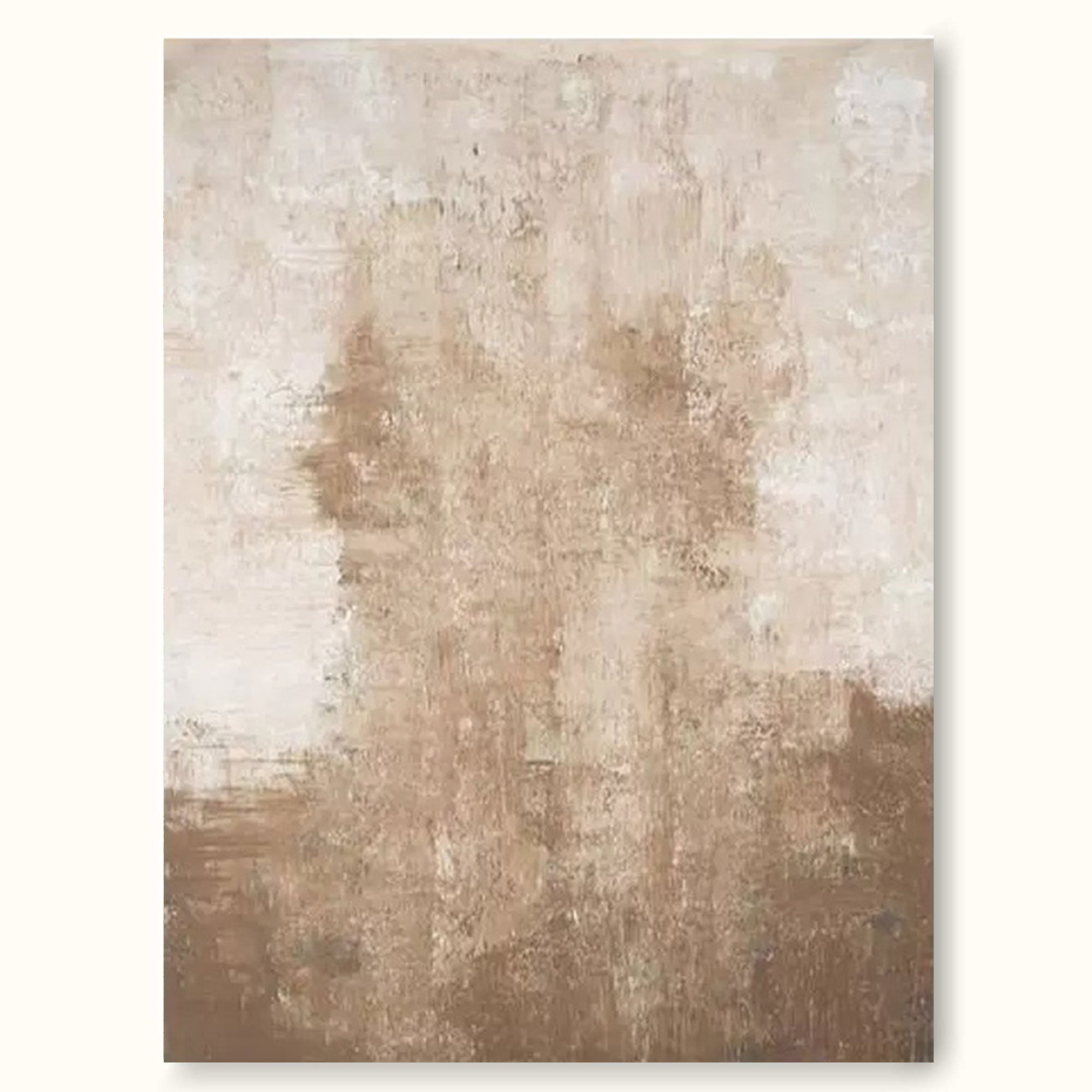 minimalist modern abstract art framed brown contemporary minimalist painting